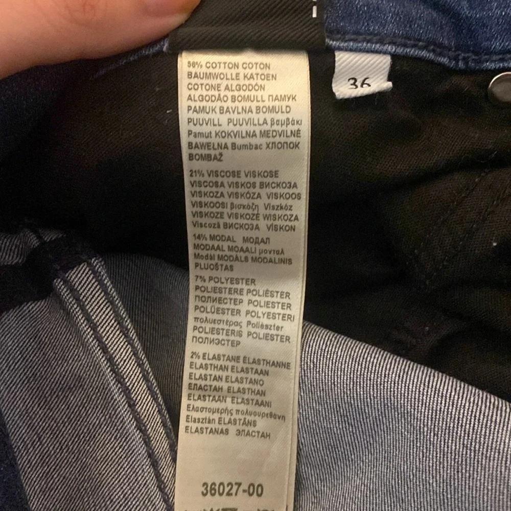 7 For All Mankind Men’s Blue Slim Jeans Size 36